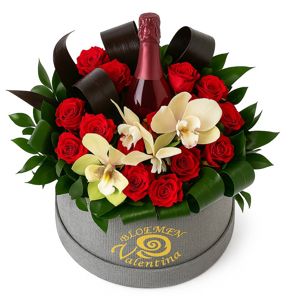 Luxe Flowerbox “Rosé Elegance”