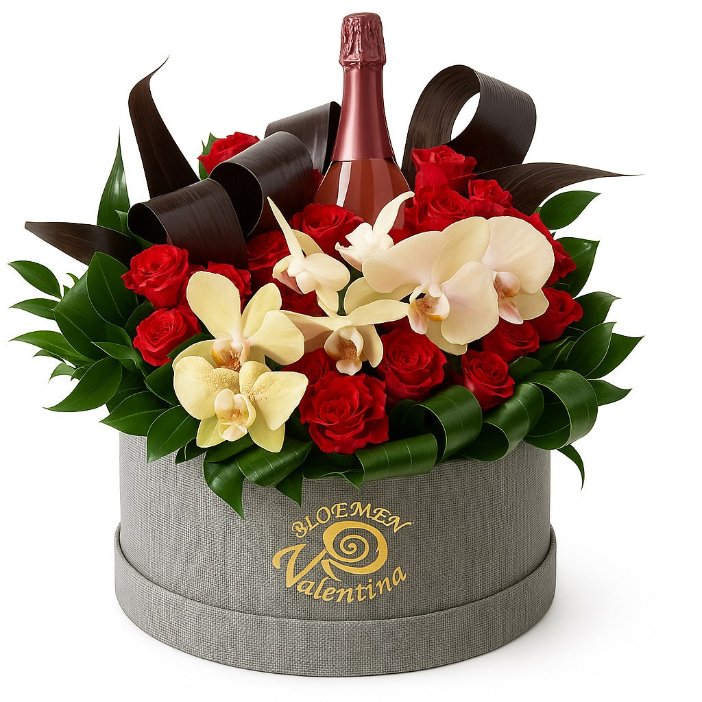 Luxe Flowerbox “Rosé Elegance”