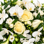 Bloeiende Geborgenheid — wit — detail