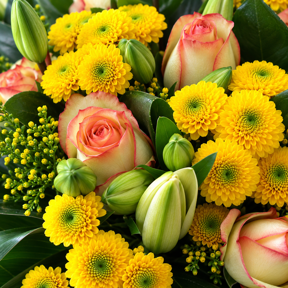 Boeket Alina – bloemen van dichtbij