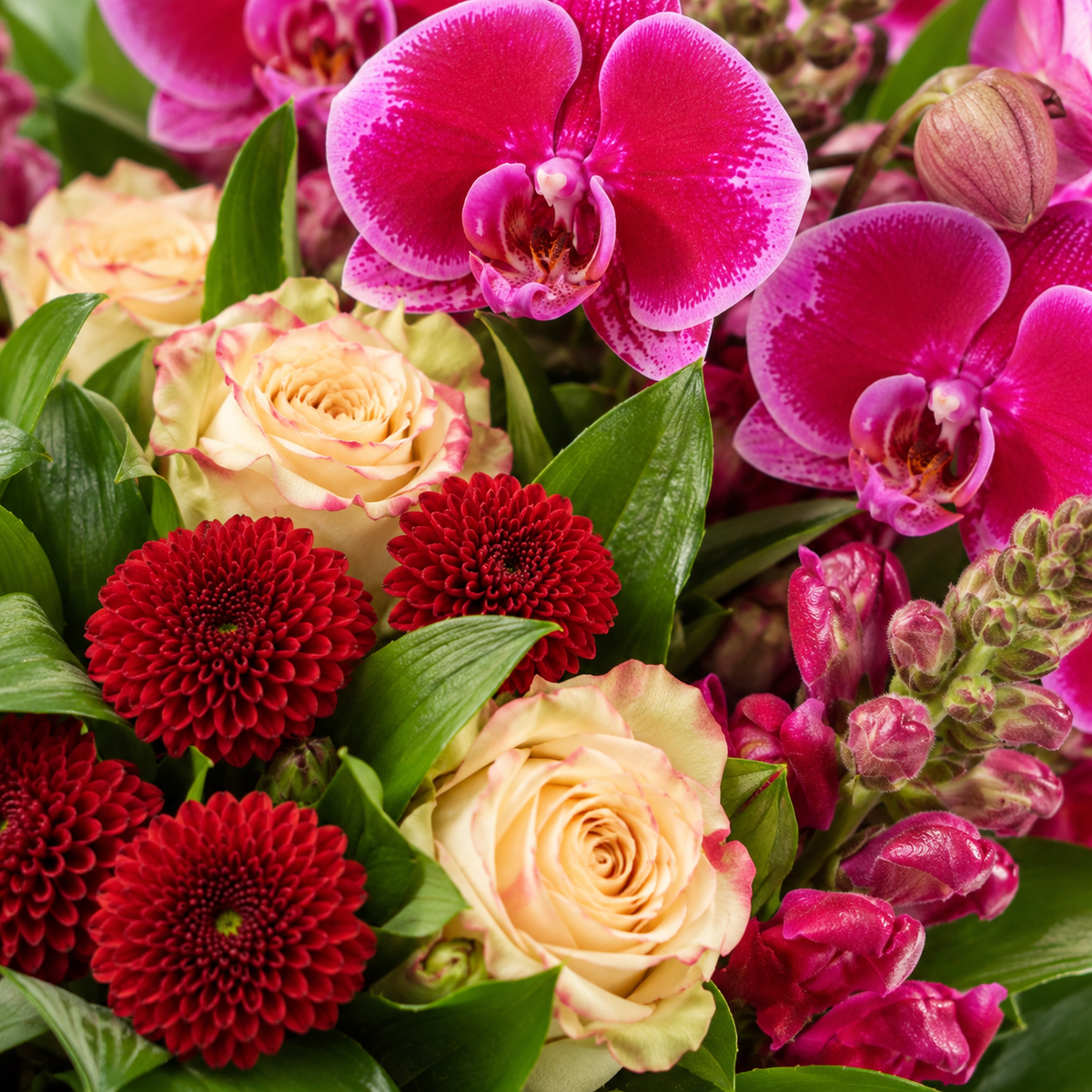 Boeket Daria – bloemen van dichtbij