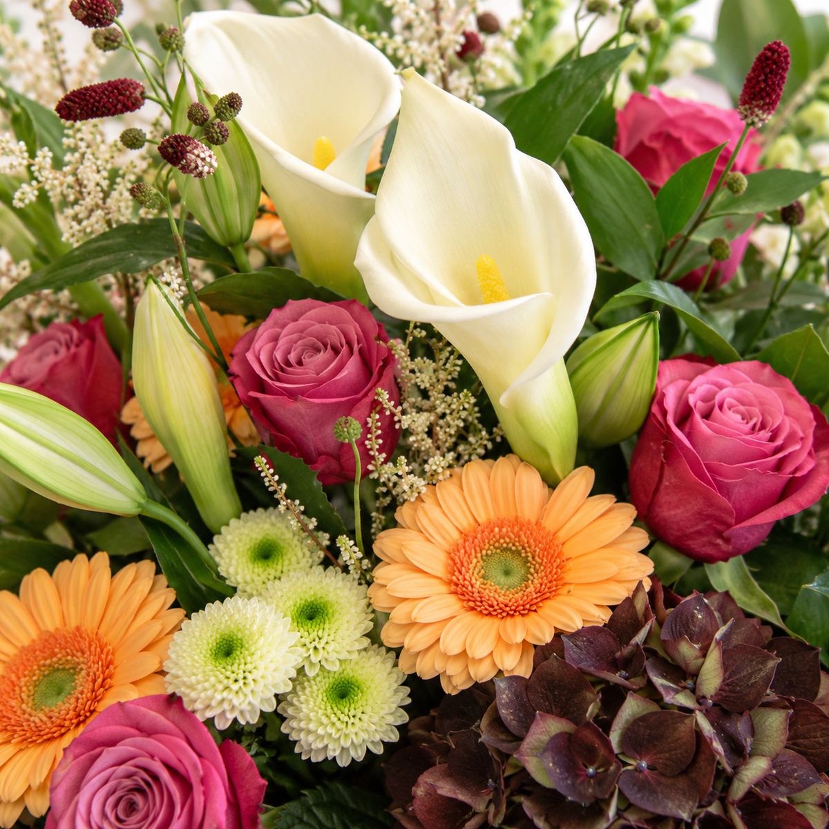 Boeket Sarah – bloemen van dichtbij